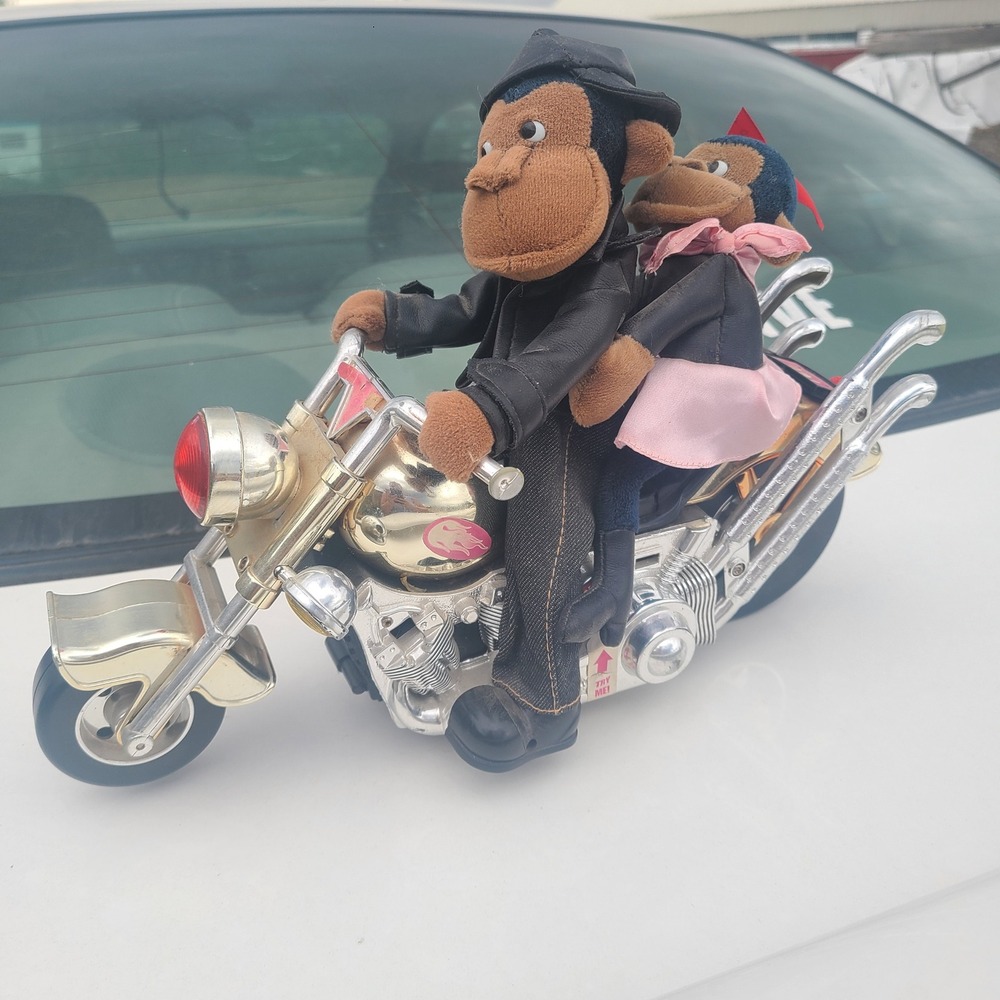 Dan Dee Collector's‎ Choice Valentine Motorbike Monkey Couple Animated Toy